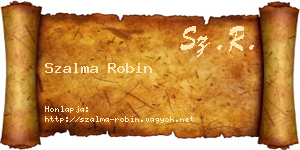 Szalma Robin névjegykártya